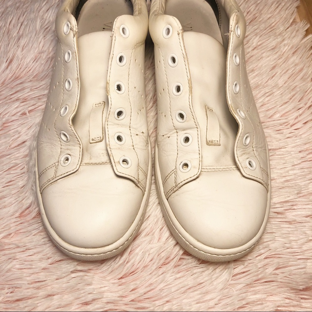 Vince White Leather Sneakers - Picture 6 of 12